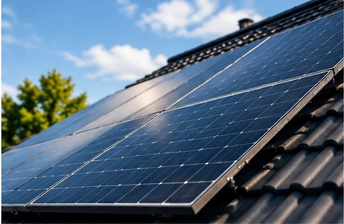 Illustratie van Zonnepanelen